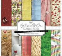 The Wizard of Oz Pattern Paper For Junk Journals, Scrapbooking, and Crafts, 24 Double-Sided Sheets