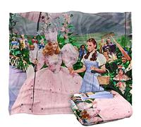 THE WIZARD OF OZ Stanley Desantis Vintage Dorothy and Glinda Plaid Ultra Doux au Toucher Soyeux - 152 x 127 cm