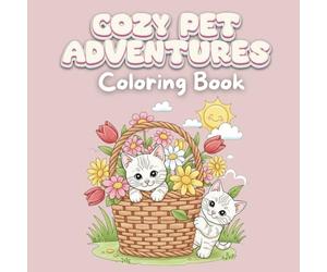 The Wonder Pages: Cozy Pet Adventures Coloring Book: 32 Relaxing Pages of Cats, Dogs, Rabbits, and Fun Pet Scenes for Kids & Adults