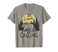 The Woods are Calling Adventure Camping Randonnée Outdoor Men T-Shirt