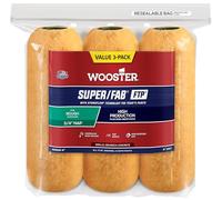 The Wooster Brush Company RR929-9 Super Fab FTP Lot de 3 housses pour rouleau FTP 1,9 cm