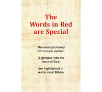 the words in red are special