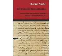 The Works Of Thomas Nashe - Edited From The Original Texts By Ronald B. Mckerrow Vol. Iii.