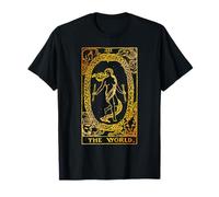 The World Carte de tarot vintage Le monde T-Shirt