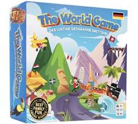 The World Game Jeu de société géographique amusant - Jeu éducatif pour enfants et adultes - Idée cadeau cool pour garçons et filles adolescents - Version allemande
