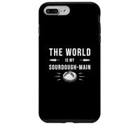 The World is My Sourdough-Main Funny Levain Bread Lovers Coque pour iPhone 7 Plus/8 Plus