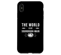 The World is My Sourdough-Main Funny Levain Bread Lovers Coque pour iPhone XS Max
