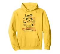 The World Needs A Dog Love and Peace Design Cool Dog Lovers Sweat à Capuche