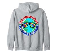 The World Needs All Kinds of Minds Autism Aweness Month Sweat à Capuche