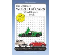 The World of Cars Word Search Puzzle Book: Easy to Read Print Word Searches about the Cars, Vintage Cars, Sports Cars and More | 6x9 inches, 110 pages ... Gift for Vacations, Holidays and Free Time