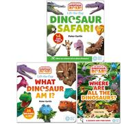 The World of Dinosaur Roar Series 3 Books Collection Set By Peter Curtis (Dinosaur Safari, What Dinosaur Am I? & Where Are All The Dinosaurs?)