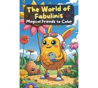 The World of Fabulinis - Magical Friends to Color. The unique coloring book. Ideal as a gift for children for birthdays, Christmas, or for starting school. Birthday present.