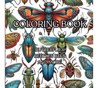 The World Of Insects: Adult Coloring Book To Induce Peaceful States Of Mind: Unplug and lose yourself in the illustrious and serene world of Insects.