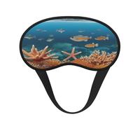 The World of Underwater Animals Masque de sommeil doux et confortable pour homme et femme
