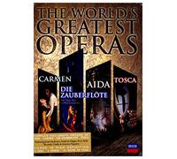 The world's greatest operas - Carmen + Die Zauberflöte + Aida + Tosca (+libro)