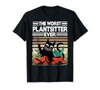 The Worst Plantsitter Ever Gardener Figurine de Chat T-Shirt