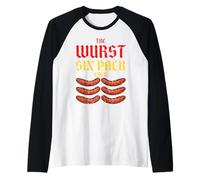 The Wurst Six Pack Ever. Drôle Oktoberfest Wurst Ever Manche Raglan