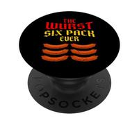 The Wurst Six Pack Ever. Drôle Oktoberfest Wurst Ever PopSockets PopGrip Adhésif