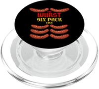 The Wurst Six Pack Ever. Drôle Oktoberfest Wurst Ever PopSockets PopGrip pour MagSafe
