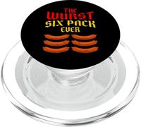 The Wurst Six Pack Ever. Drôle Oktoberfest Wurst Ever PopSockets PopGrip pour MagSafe