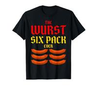 The Wurst Six Pack Ever. Drôle Oktoberfest Wurst Ever T-Shirt Graphique avec Valeur