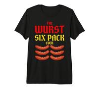 The Wurst Six Pack Ever. Drôle Oktoberfest Wurst Ever T-Shirt Haut de Gamme