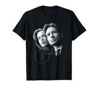 The X-Files Black and White Mulder and Scully Portrait TV T-Shirt