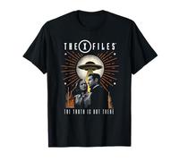The X-Files Mulder and Scully Roswell UFO Retro TV Show T-Shirt