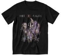 The X Files T Shirts Men Short Sleeve The Truth is Out There Alien T-Shirt Printed Tee Top Streetwear Cotton Tshirt Gift Black M