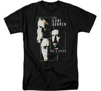 The X-Files The Lone Gunmen Adult T-Shirt Black Men's