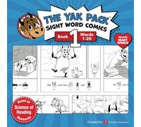 The Yak Pack: Sight Word Stories: Book 1: Comic Books to Practice Reading Dolch Sight Words (1-20)