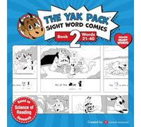 The Yak Pack: Sight Word Stories: Book 2: Comic Books to Practice Reading Dolch Sight Words (21-40)