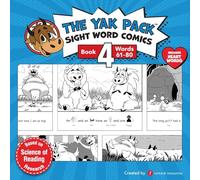 The Yak Pack – Histoires de mots Dolch – Livre 4 – Bandes dessinées pour pratiquer les mots (61-80)