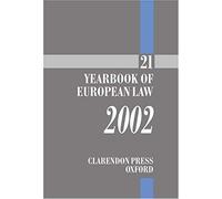 The Yearbook Of European Law: Volume 21: 2002