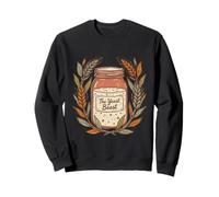 The Yeast Beast Levain Starter Vintage Motif blé Sweatshirt