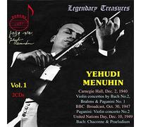 The Yehudi Menuhin Collection - Vol. 1 : Bach, Brahms, Paganini...