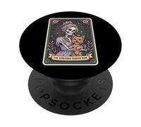 The Yorkshire Terrier Mom Tarot Card PopSockets PopGrip Adhésif