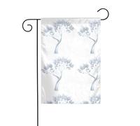 The YYHWHJDE The Breeze blow the silvery trees Picture size of this garden flag is 30,5 x 45,7 cm, ce qui est un rapport d'or soigneusement conçu. Il s'adapte parfaitement à la grande majorité des