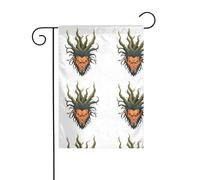 The YYHWHJDE The Devil with hair like tree roots picture precise size of this garden flag is 30,5 x 45,7 cm, ce qui est un rapport d'or soigneusement conçu. Il s'adapte parfaitement à la grande