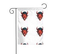 The YYHWHJDE The Devil's Face Picture precise size of this garden flag is 30,5 x 45,7 cm, ce qui est un rapport d'or soigneusement conçu. Il s'adapte parfaitement à la grande majorité des supports de