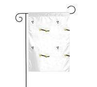 The YYHWHJDE The Ghost of Skateboarding Picture Taille précise de ce drapeau de jardin est de 30,5 x 45,7 cm, ce qui est un rapport d'or soigneusement conçu. Il s'adapte parfaitement à la grande