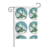 The YYHWHJDE The Giant Snake Guarding the Mountain Picture precise size of this garden flag is 30,5 x 45,7 cm, ce qui est un rapport d'or soigneusement conçu. Il s'adapte parfaitement à la grande