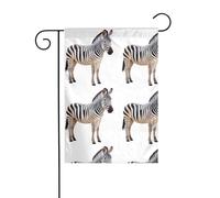 The YYHWHJDE The honest zebra picture precise size of this garden flag is 30,5 x 45,7 cm, ce qui est un rapport d'or soigneusement conçu. Il s'adapte parfaitement à la grande majorité des jardins