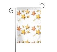 The YYHWHJDE The most beautiful star picture precise size of this garden flag is 30,5 x 45,7 cm, which is a carefully designed golden ratio. It fits perfectly with the vast majority of conventional
