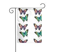 The YYHWHJDE The opposite Butterfly Picture precise size of this garden flag is 30,5 x 45,7 cm, ce qui est un rapport d'or soigneusement conçu. Il s'adapte parfaitement à la grande majorité des