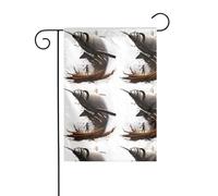 The YYHWHJDE The power of a tornado Picture size precise of this garden flag is 30,5 x 45,7 cm, ce qui est un rapport d'or soigneusement conçu. Il s'adapte parfaitement à la grande majorité des