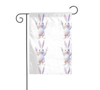 The YYHWHJDE The Rabbit referee who cheers Picture size of this garden flag is 30,5 x 45,7 cm, ce qui est un rapport d'or soigneusement conçu. Il s'adapte parfaitement à la grande majorité des