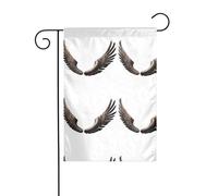 The YYHWHJDE The wreckage of the aigle Picture size precise of this garden flag is 30,5 x 45,7 cm, ce qui est un rapport d'or soigneusement conçu. Il s'adapte parfaitement à la grande majorité des