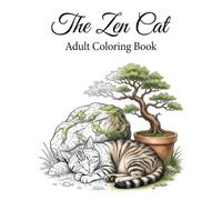 The Zen Cat: Japanese Wabi-Sabi Aesthetics Coloring Book for Relaxation