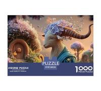 The Zodiac Sign Capricorn 1000 Pièces Découpe Précise Puzzle Fairy Tale Creature Famille Jigsaw Jouet Éducatif pour Adultes 38x26cm/1000pcs